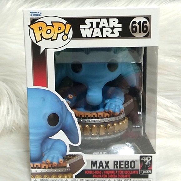 New Funko POP! Star Wars Max Rebo Bobble Head Vinyl Figure Collectible - Picture 1 of 9